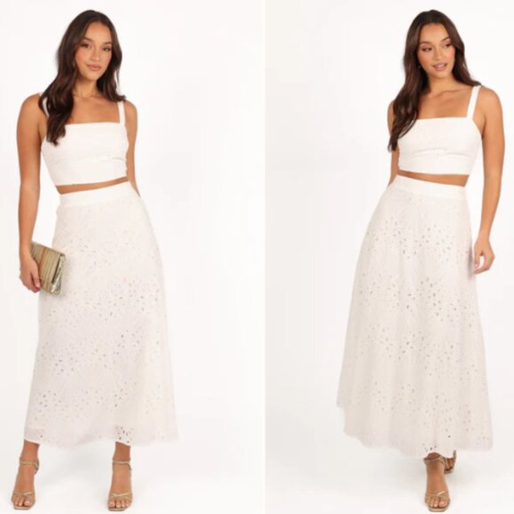 Petal & Pup Camellia Two Piece Set in White - Medium - Picture 1 of 1